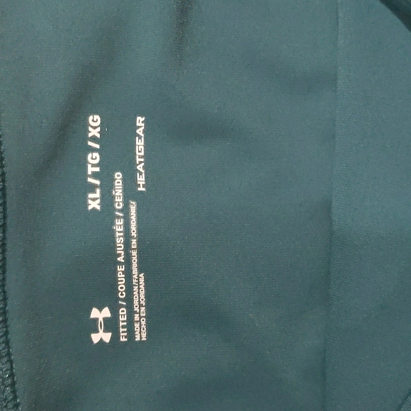Under Armour Dark Teal Racerback Tank - Picture 3 of 3